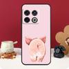Cartoon Pig Cover For OnePlus Nord CE 2 3 4 Lite N10 N20 N30 OnePlus 13 12 11 10 Pro 10T 8T 12R 13R Case