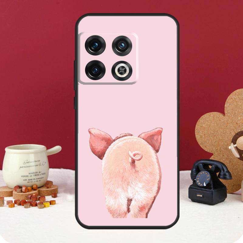 Cartoon Pig Cover For OnePlus Nord CE 2 3 4 Lite N10 N20 N30 OnePlus 13 12 11 10 Pro 10T 8T 12R 13R Case