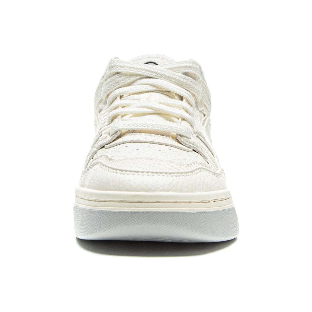 Li Ning Yue Bai 2 Mid Удобные Модные Обертывающие Теплые Износостойкие Кроссовки с Высоким Голенищем Женские Кроссовки Молочно-Белый AGCV332-5