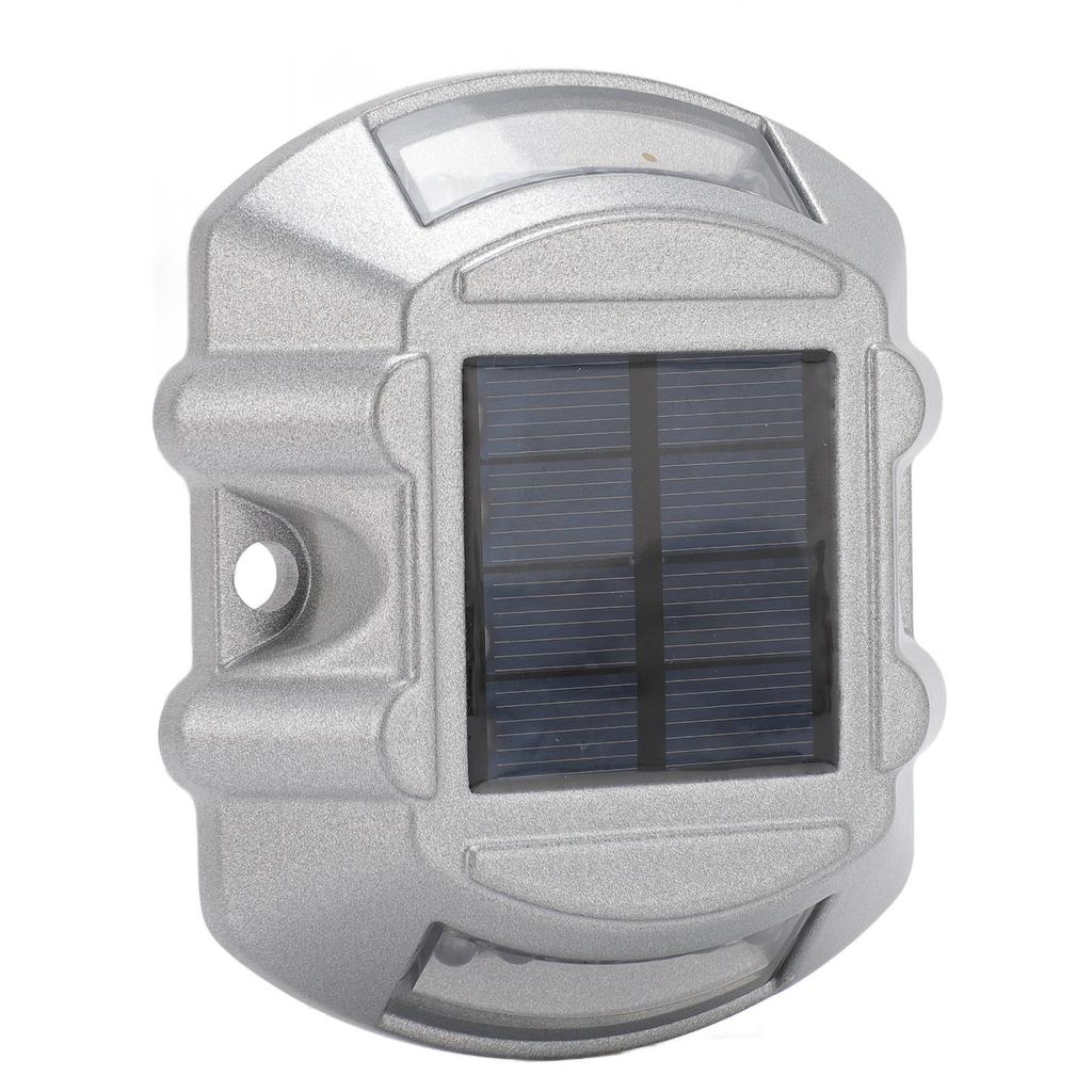 Solar Road Stud Light Aluminum Alloy Solar Powered Outdoor Waterproof Road Markers 6V 1.8W for Step Sidewalk Stair