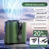 Portable Double Capacity Waist Fan with USB Charging for Outdoor and Camping