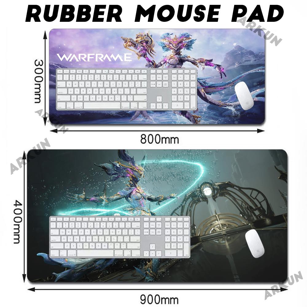 Fashion Fps Game Warframe Mouse Pad Gamer Computer Accessories Keyboard Table Mat Pad Company Gaming Laptop Desk Accessory Pc