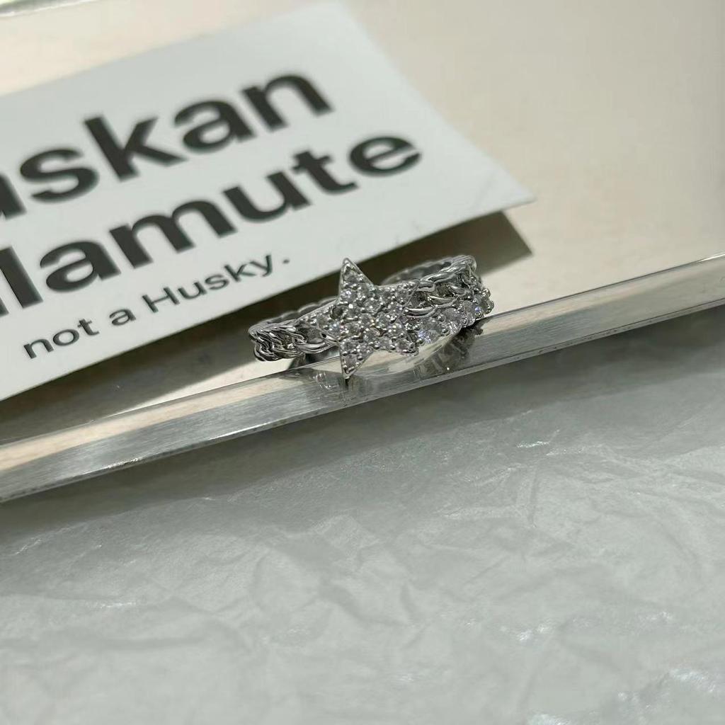 Y2K ретро Dopamine Sweet Cool эмалевое регулируемое кольцо для женщин и пар