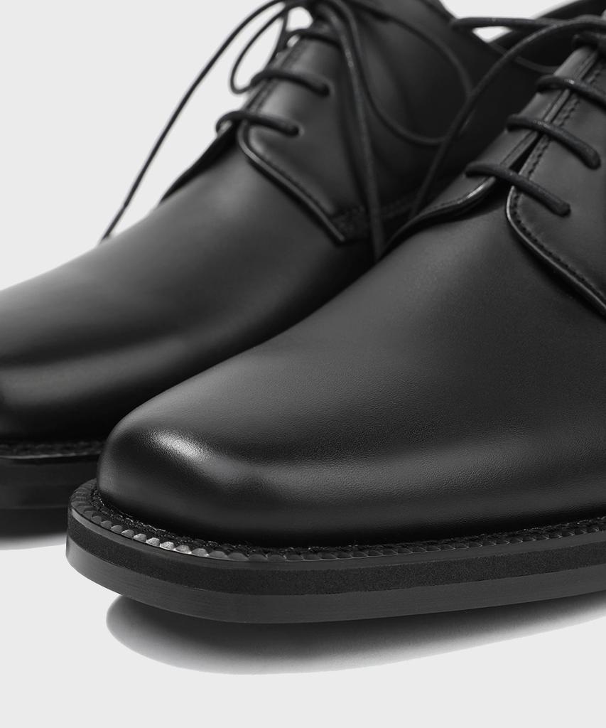 Firenze Atelier [Vibram] Merlin_Минималистичные Полуквадратные Дерби 8430 [Черный Fg]