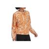 Adidas Animal Print Comfortable Skin-Friendly Crew Neck Sweatshirt Women Sweatshirt Orange H57316