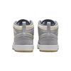 Кроссовки Air Jordan 1 Mid SE, средняя высота, ретро, для баскетбола, серо-белые, для детей младшего и старшего возраста DN4345-100