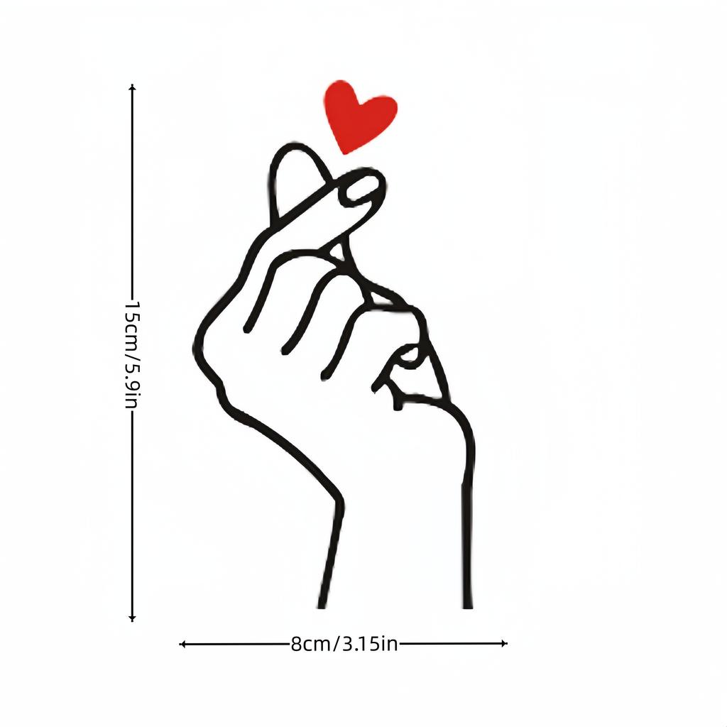 Универсальные популярные наклейки с жестами для автомобилей и мотоциклов, креативные и забавные наклейки, декоративные наклейки для мотоциклов