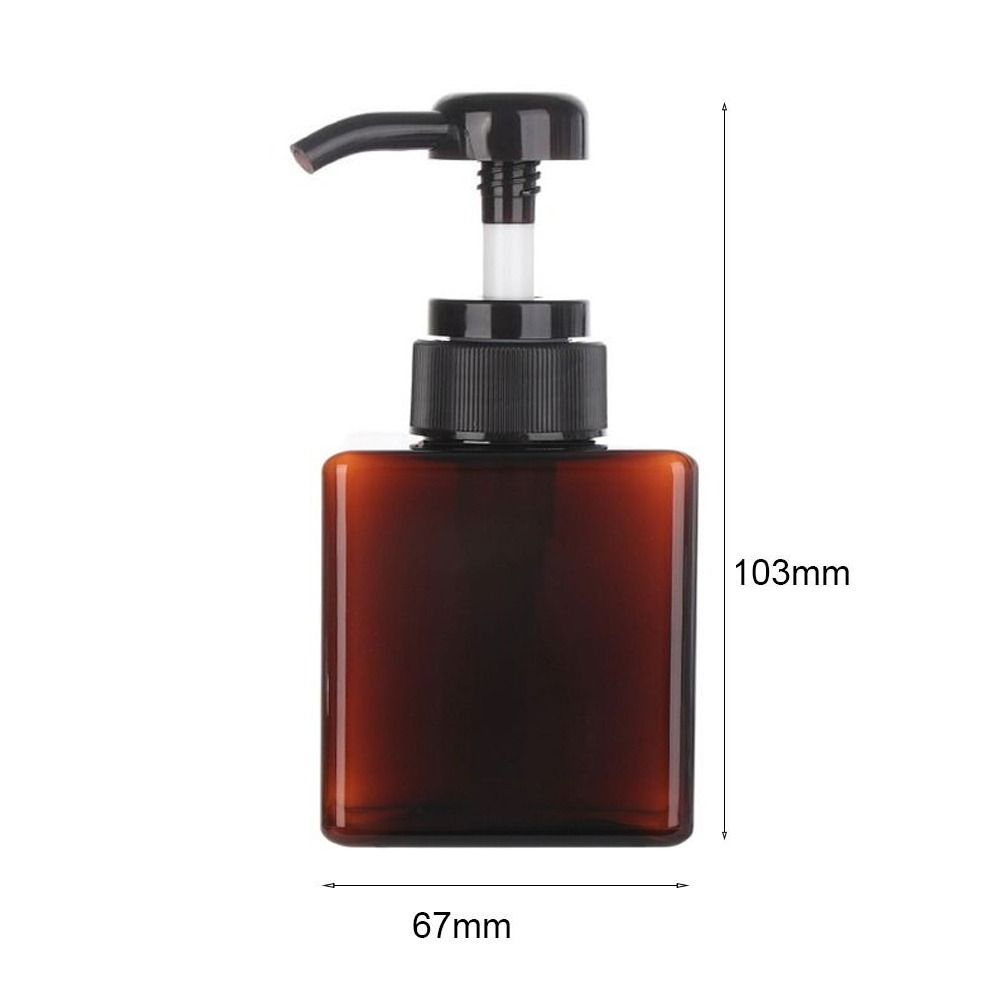 New Plastic Shower Gel Shampoo Clear Container Pump Liquid Soap Dispenser