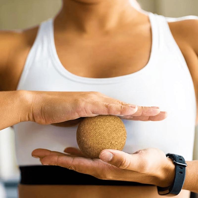 LISM Cork Massage & Fitness Ball Set