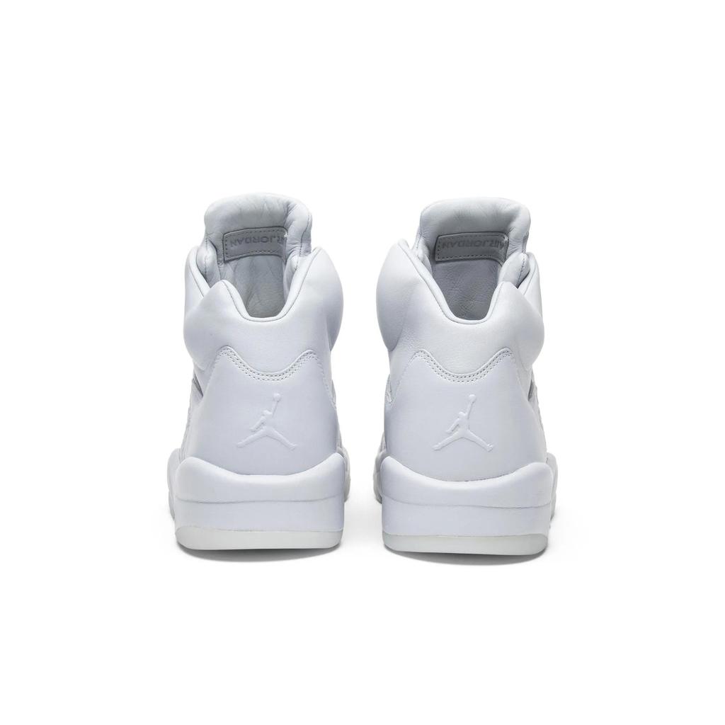 Air Jordan 5 Retro Premium 'Pure Platinum' (Unisex) Pure Platinum / White-White Vintage Basketball Shoes 881432 003