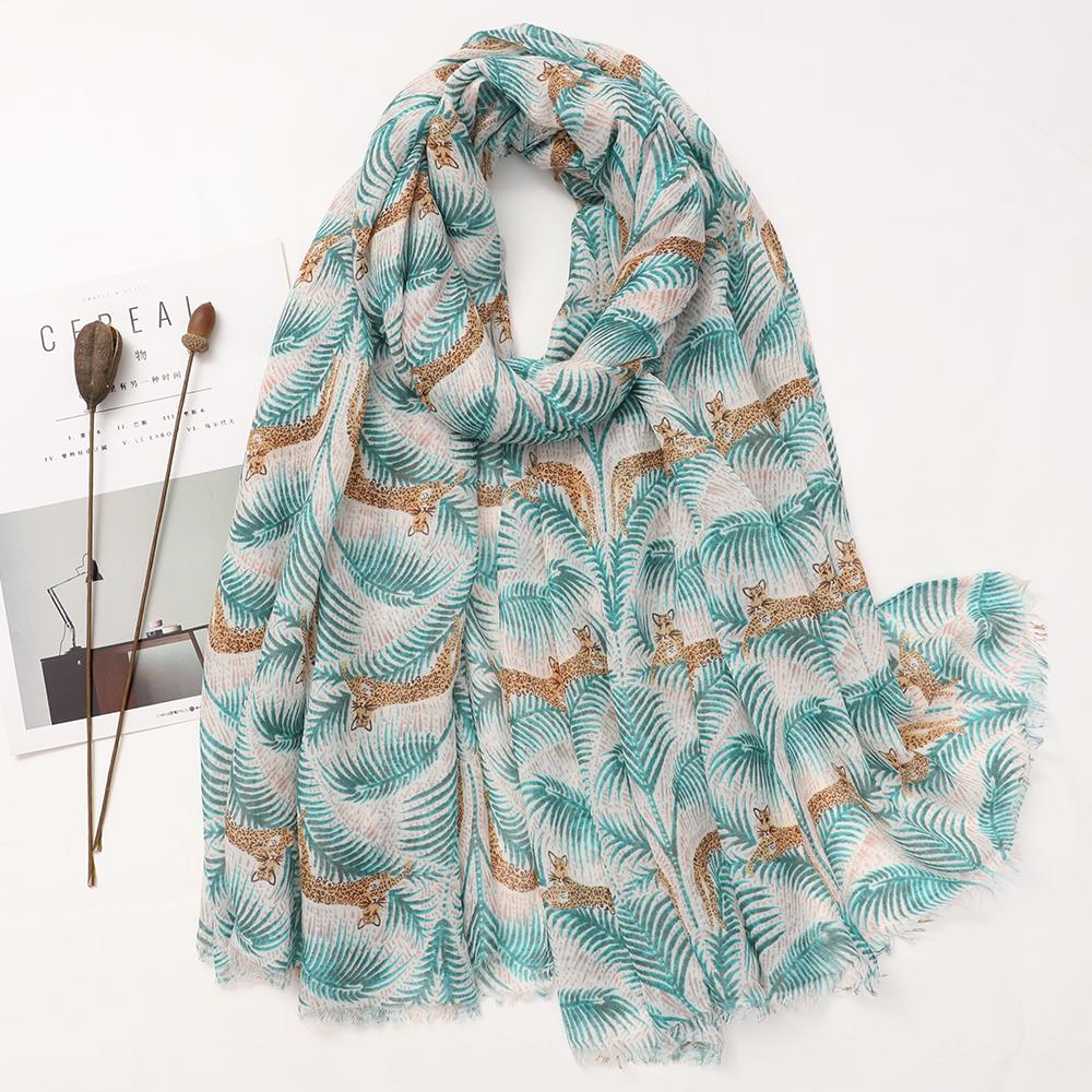 Ethnic Print Beach Travel Scarf Women Tassel Fringed Shawl Seaside Holiday Sunscreen Beach Scarves 180*90Cm