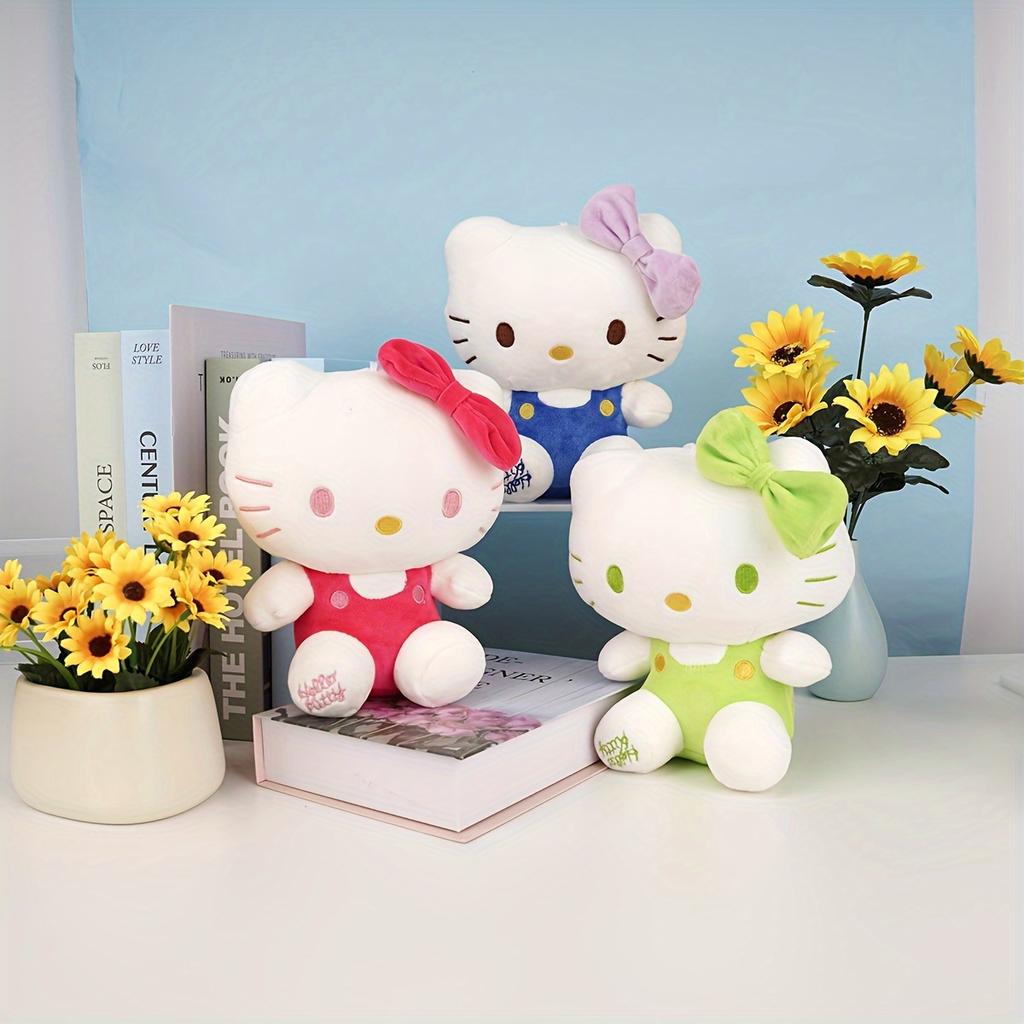 (Авторизованный) Плюшевая игрушка Sanrio Hello Kitty Декор для комнаты Подарок на День святого Валентина, День рождения, Вечеринку, Рождество, Хэллоуин