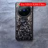 Чехол из углеродного волокна для Vivo X300 Ultra Керамический чехол с поддержкой беспроводной зарядки для VIVO X300 ULTRA