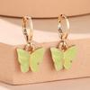 SHEIN butterfly earrings, summer temperament super fairy butterfly earrings, ear buckles ins wind color