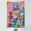 Игра F-Fall Guys-s Плотное Уютное Фланелевое Одеяло, Многоцелевое Использование В Помещении На Улице Ежедневный Сон