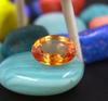 9.65 Carat Unique Quality Oval Shape Orange Sapphire Sri Lanka Certified Gemstone SN29