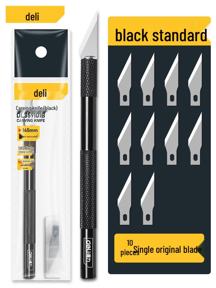 Набор ножей для рукоделия и гравировки Deli Handmade для работы с бумагой, резиновыми штампами и резьбой по дереву.