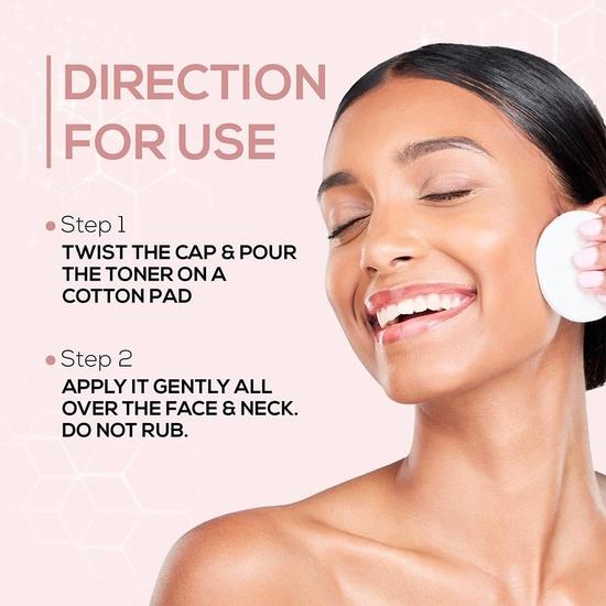 RENEE Rice Water & 3% Niacinamide Face Toner, Hydrates & Helps To Smoothen, Brightens & Evens Out Skin, Enriched with Coconut Water, Oatmeal,135ML