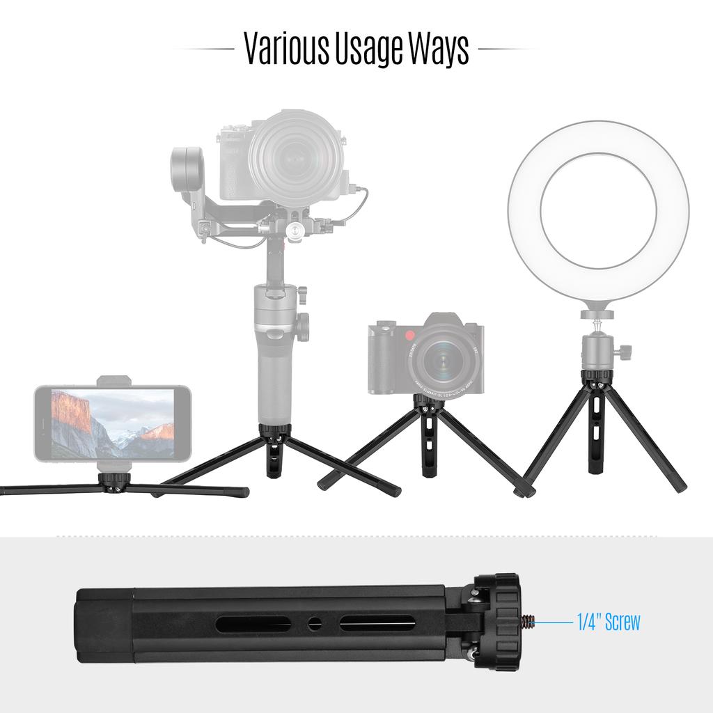 Desktop Metal Tripod Stand 1Celsius4 inch Screw 4 Levels Height for Camera Stabilizer Compatible with Crane 3SCelsiusWee