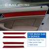 For BMW E46 3 Series 1998-2006 - 4PCS Door Handle Surround Panel Trim, Carbon Fiber Durable Interior Decor