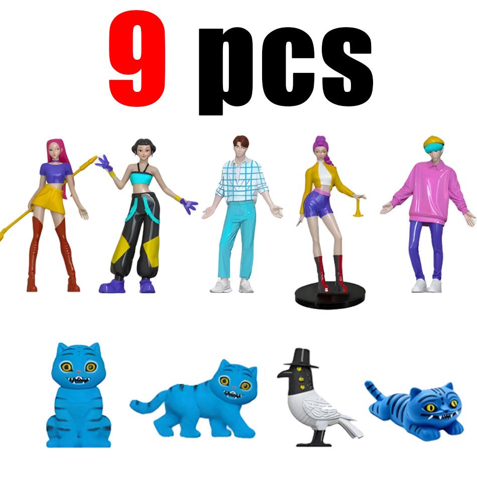 Набор фигурок охотников на демонов Коллекционные мягкие игрушки Derpy Tiger Rumi Mira Zoey Sussy Dolls - 5/7/12 шт. Подарок для фанатов