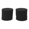 2 Pcs Speaker Port Tube Foam Reduce Standing Wave Bass Air Port Sponge Plugs for Speaker Cabinet Port Tube 90mm Dia.