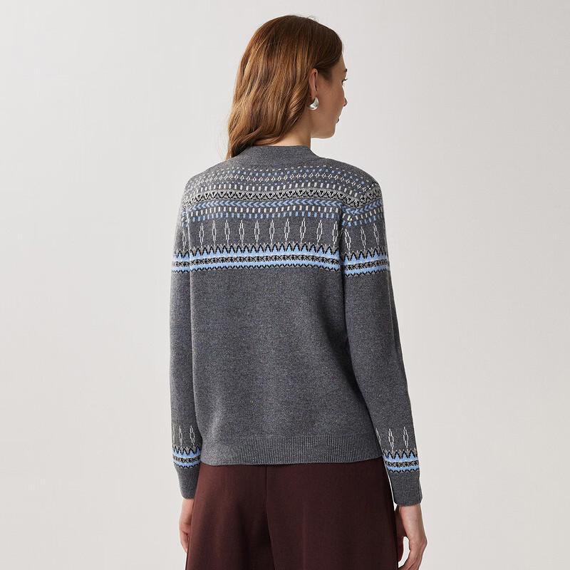 Шерстяной свитер в стиле Fair Isle от Zhaojun