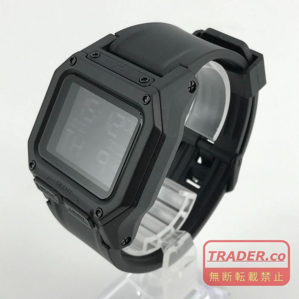 Б/У 05w23338 Nixon Regulus Черный/Черный Мужские Кварцевые Часы с Серым Циферблатом A1180 [Б/У Товар]