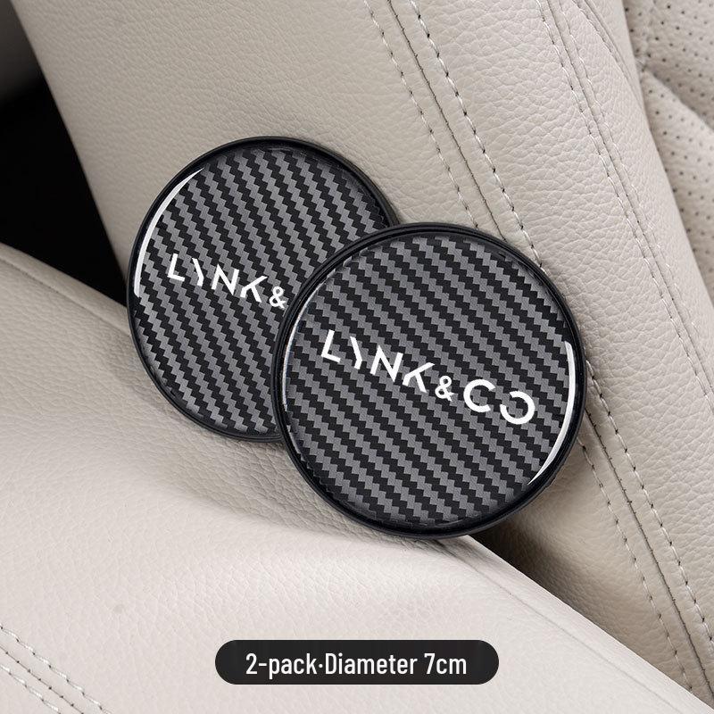 Подстаканник для автомобиля Lynk & Co с текстурой под карбон для моделей 07/Z01/01/02/03/05/06/08/09/900