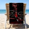 Michael basketball Artwork Beach Towel - Soft, Absorbent Microfiber, Lightweight, Ideal for The Beach, Parties, Travel, Camping fan gifts