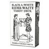 Карты Таро утяжеленная версия 78 штук Гадание на Таро Белое Таро Черно-белое Таро В комплекте японская инструкция [Черное & Райдер-Уэйт & Райдер-Уэйт]