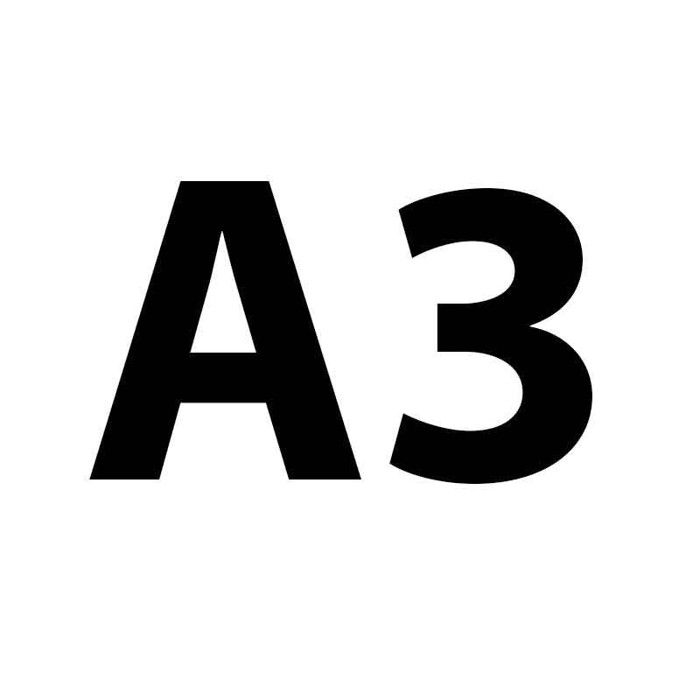 Bloc papier - clairefontaine - carb'on - a3 - 20 feuilles - 120g/m² - noir