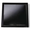 36cm Black Square Tray with a Feather Made In Dishwasher Made of Lacquerware J-kitchens Heat-Resistant Weave, Japan, Safe, Heat-Resistant (ABS Resin)