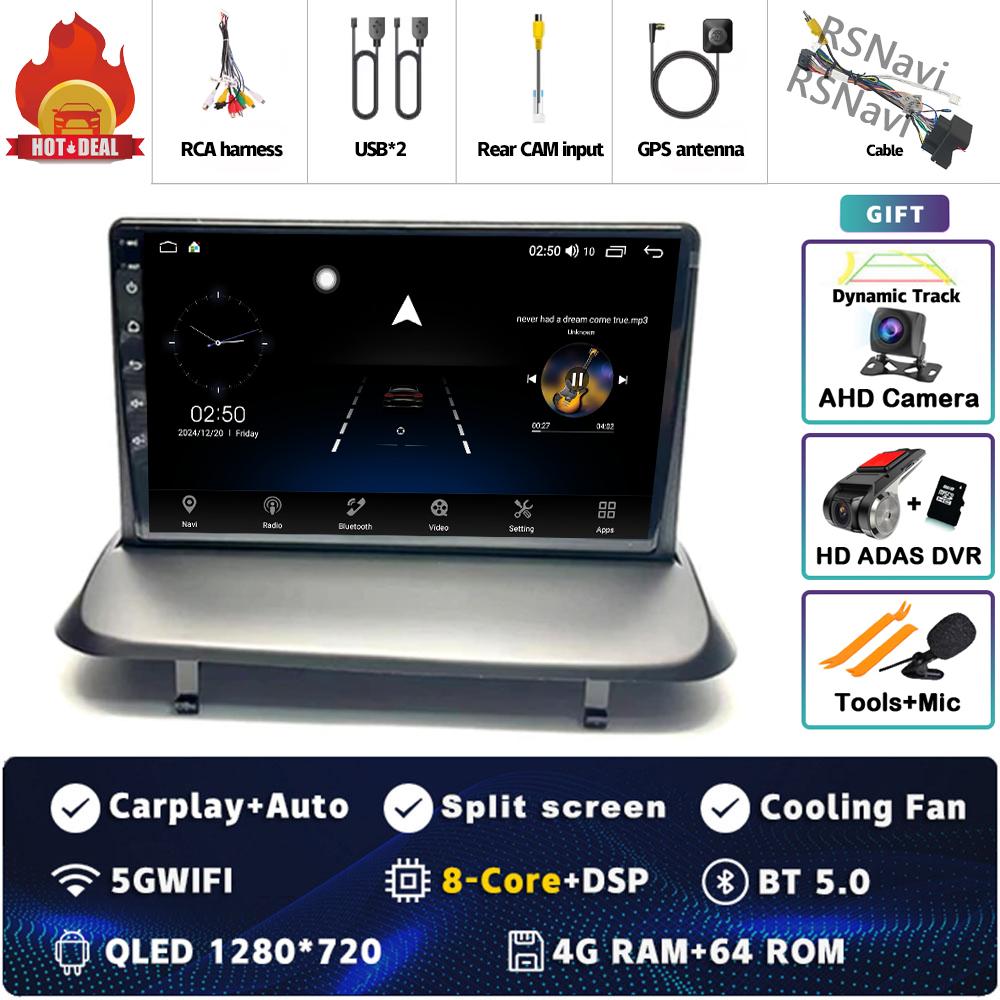 Android 14 Carplay Car Radio For Peugeot 5008 3008 2009-2015 Multimedia Video Player Navigation GPS Stereo 2Din DVD Head Unit BT