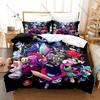 Deltarune Chapter 2 Fantasy Pixel Adventure Game Bedding Set Duvet Cover + 2 Pillowcases Teen Gamer Room Decor