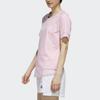 adidas Футболка Ss Tee Id повседневная удобная дышащая футболка с коротким рукавом женская розовая DY8650
