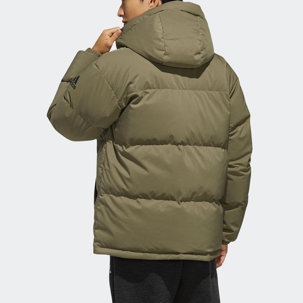 adidas Мужская пуховая куртка Хаки Коричневая EH4009