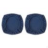 2x Universal Spandex Stretch Wedding Dining Stool Seat Cover