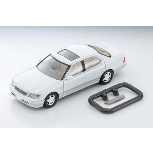 TOMYTEC Tomica Limited Vintage Neo 1/64 Scale LV-N356a Toyota Celsior C Spec F Package Pearl White/Silver 1997 Model (Finished Product) 333869