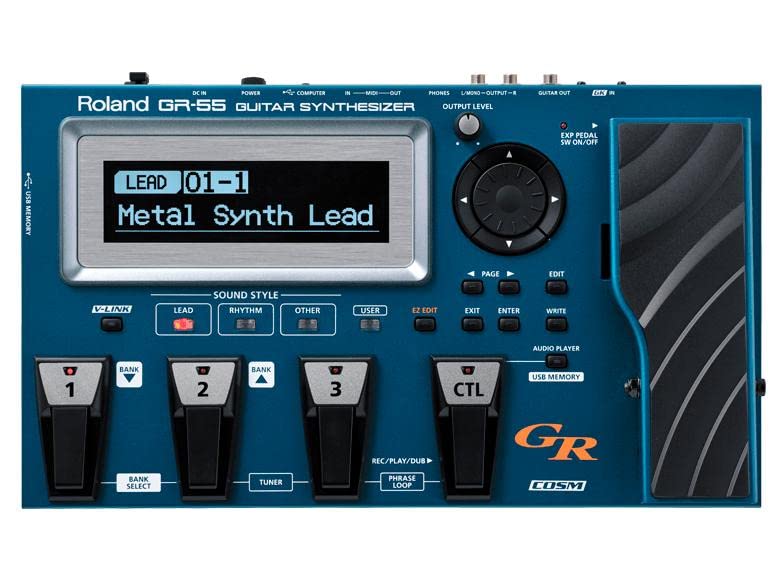 Гитарный синтезатор Roland GR-55GK-BK черный