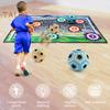 Soccer Games for Kids Football Game Set for Boys Indoor Soccer Ball Mat with Target Areas Practice Shoot Improve Skills Soccer Gifts for Children