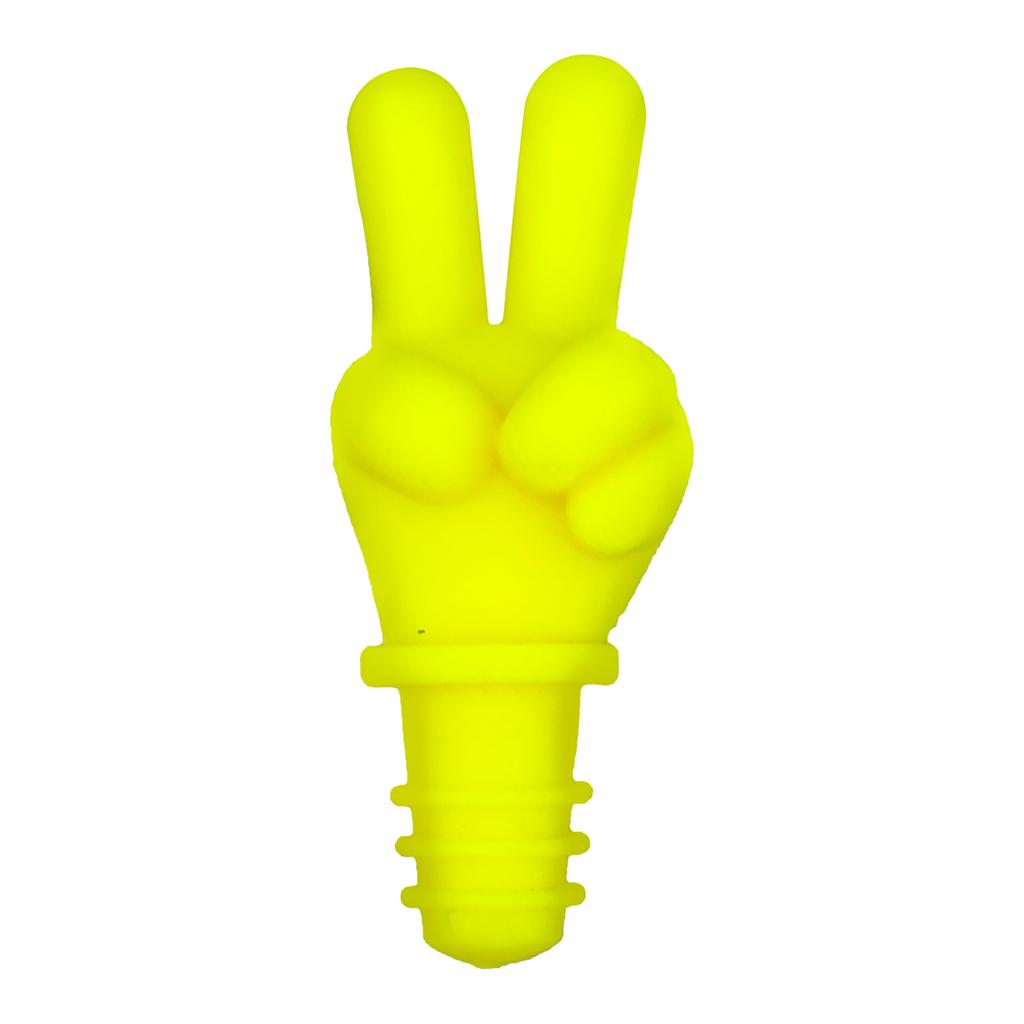 Silicone Bottle Stopper Creative Finger Shape Wine Bottle Sealer Reusable Airtight Seal for Food Storage Glass Bottles and Spice Jars