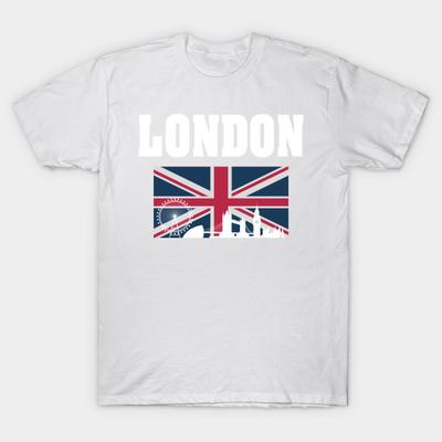 Футболка женская Лондонская сувенирная футболка британская футболка London Engla Harajuku Print Kawaii футболка летняя женская футболка с коротким рукавом топ футболка