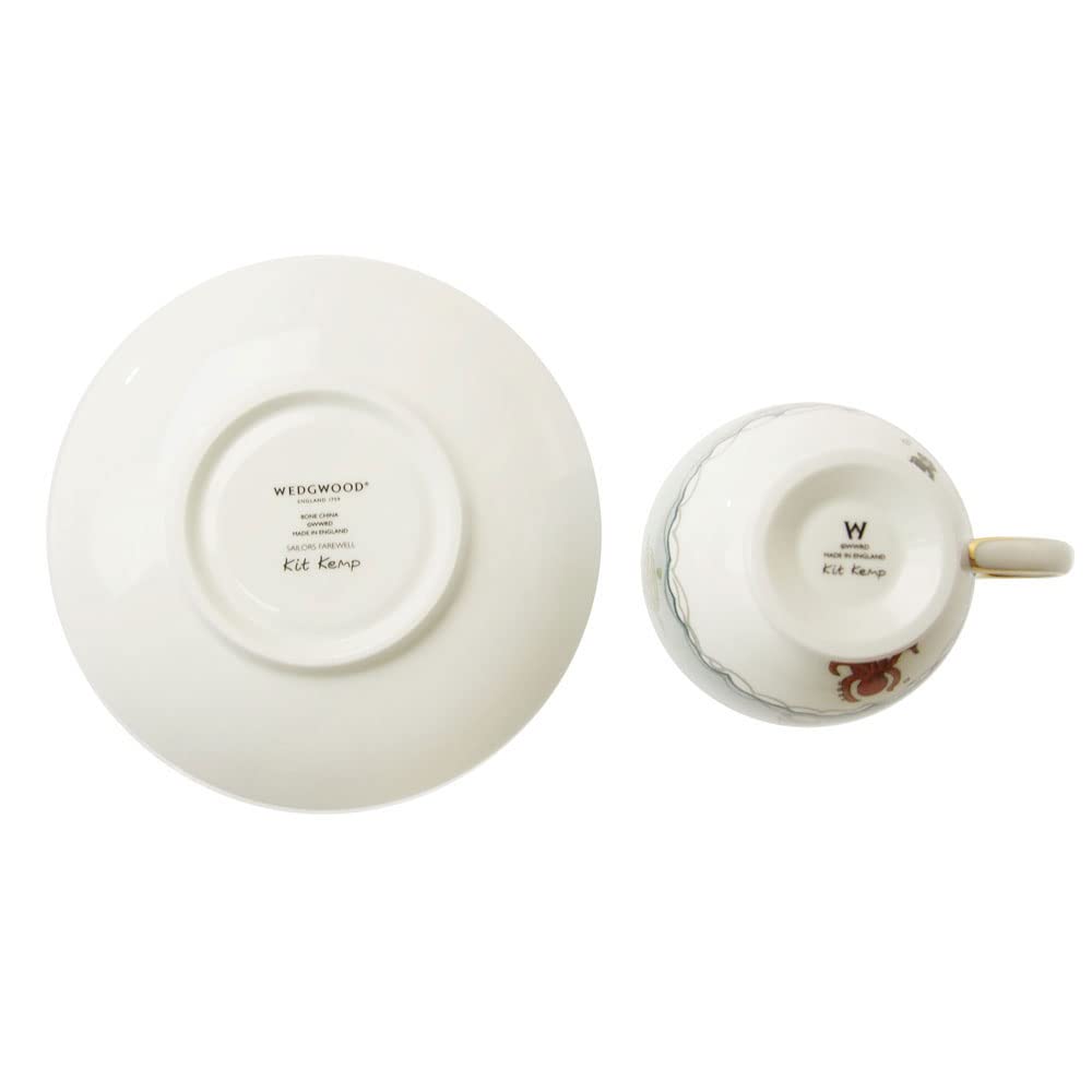 Wedgwood Sailor's Farewell Teacup and Saucer by Lee [Parallel Import]
