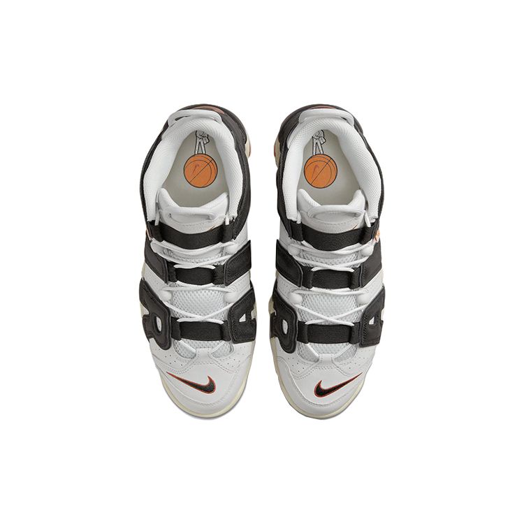 Nike Мужские кроссовки Air More Uptempo Hoops серые Photon-Dust University-Red DX3356-001