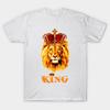 T Рубашка женщины Король Лев в короне Королевское золото для льва Ло Harajuku Печать Кавайи Футболка Летний короткий рукав женская футболка Top Tee