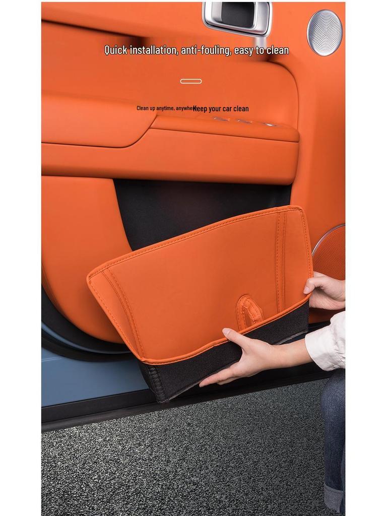 Идеальный L9/L8/L7 Автомобильный карман для хранения на двери, коврик в углубление и коробка для аксессуаров для интерьера