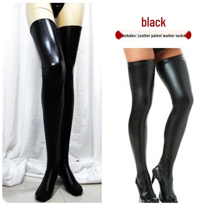 DS Performance Искусственная лакированная кожа Высокие танцевальные носки