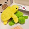 Stuffed Doll Rainbow Turtle Plush Doll Fluffy Sea Turtle Animal Doll Kids Birthday Christmas