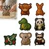 Mini Pie Dough Stamps Holiday Hand Molds, Animal Filled Press for Baking, Baking Molds Cookies Reusable Non-Stick Cutter And Shaping Mold Pastries